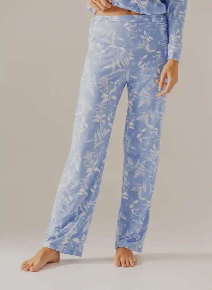 Bronzini Pantalón Pijama Azul XS