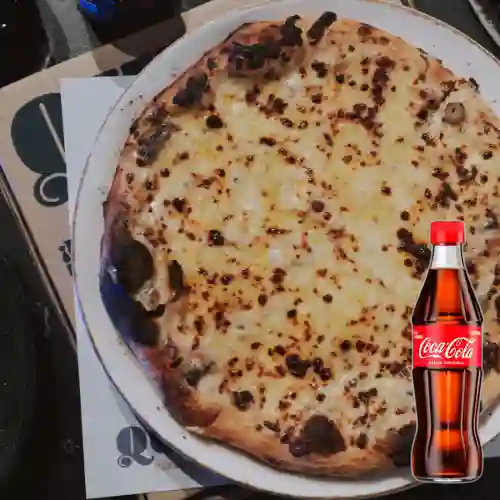 Combo Pizza Bianca Personal + Coca Cola Original 300ML