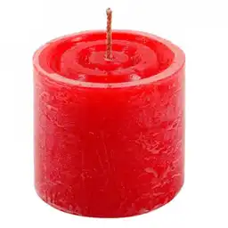 Genérico Velón Decorativo N3 Rojo 6 Cm