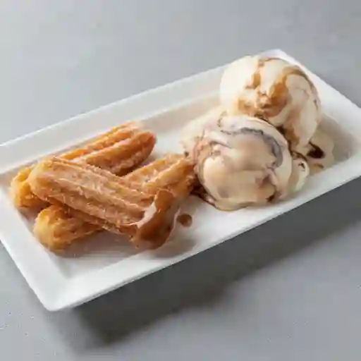 Combo 6 churrros con helado