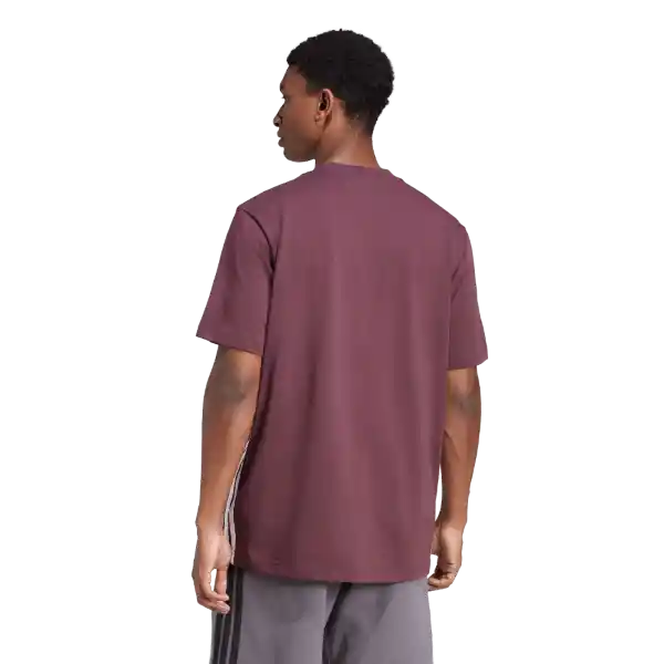 Adidas Camiseta 3S Sj Manga Corta Lifestyle Hombre Rojo Talla M