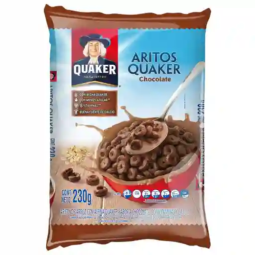 Quaker Cereal en Aritos Sabor Chocolate