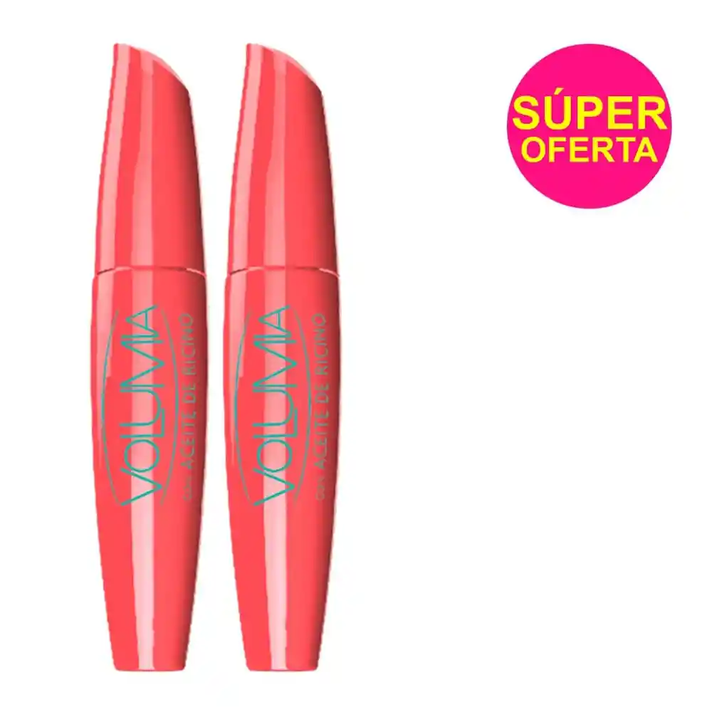 Volumia Máscara para Pestañas con Aceite de Ricino