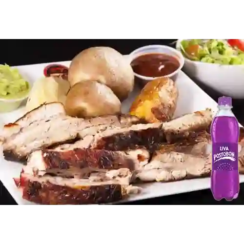 Combo Carne a la Llanera + Postobon Uva 400 ml