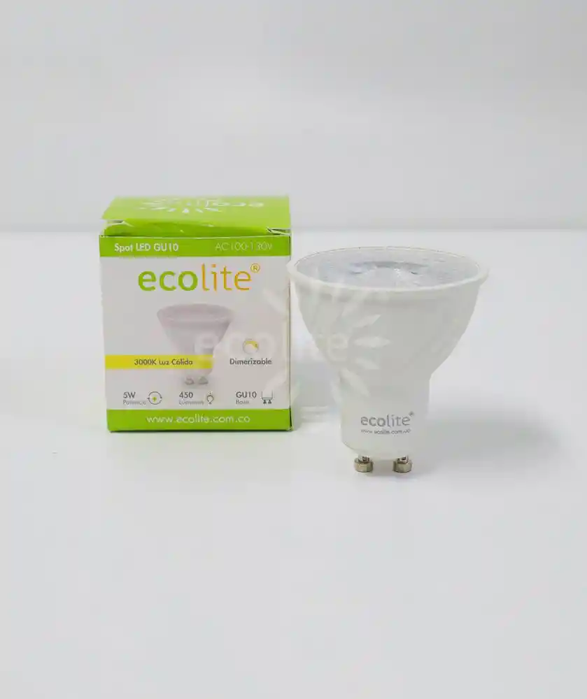 Bombillo Led 5w Dimerizab Base Gu10 Ecolite Lbgu105wdimc