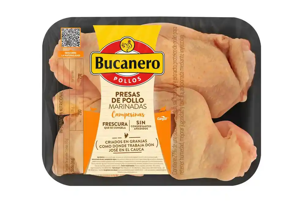 Presas de Pollo Campesino El Bucanero