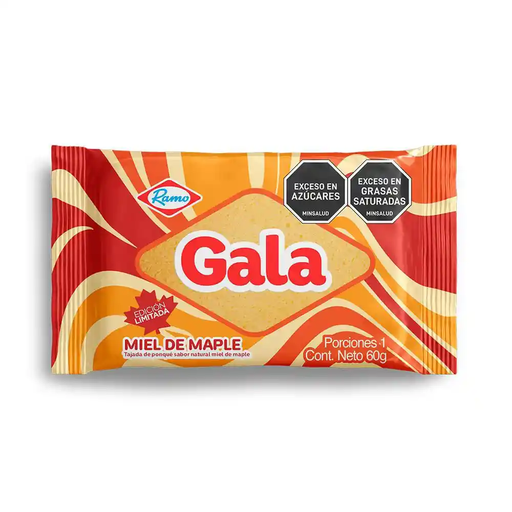 Tajada Gala Ponqué Miel Maple (60 Gr)