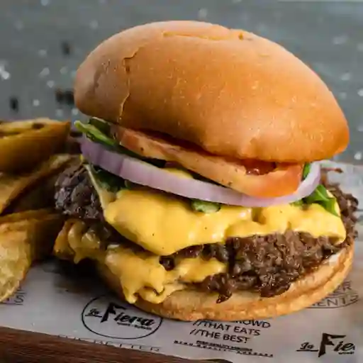 Double cheeseburger