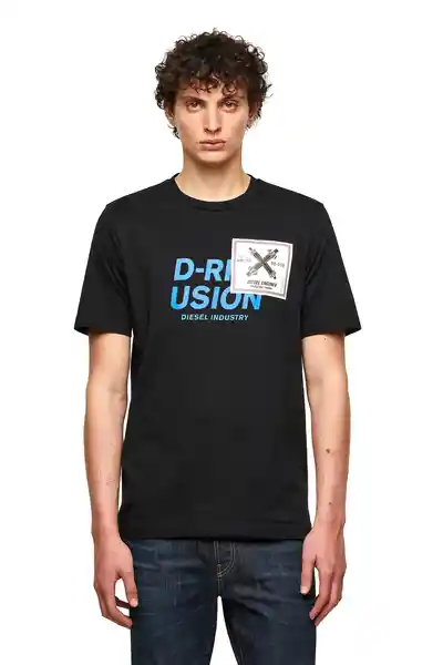 Diesel Camiseta T-Just-B62 Negro Talla XL