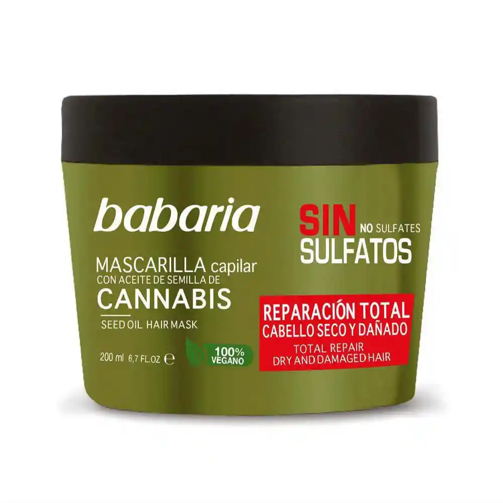 Babaria Mascaeilla Capilar Cannabis Reparacion Total