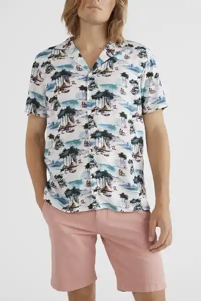 ONeill Camisa Coast am Blanco Talla S