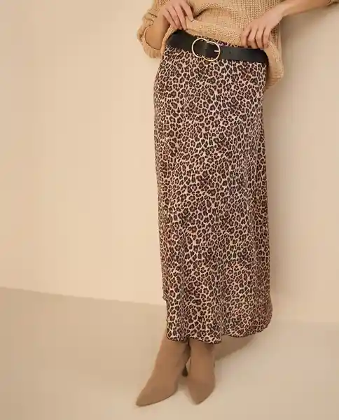 Falda Café Machiatto Claro Talla 12 642G000 Esprit
