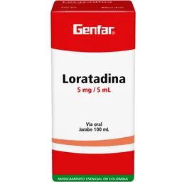 Loratadina Genfarjarabe (5 Mg / 5 Ml)