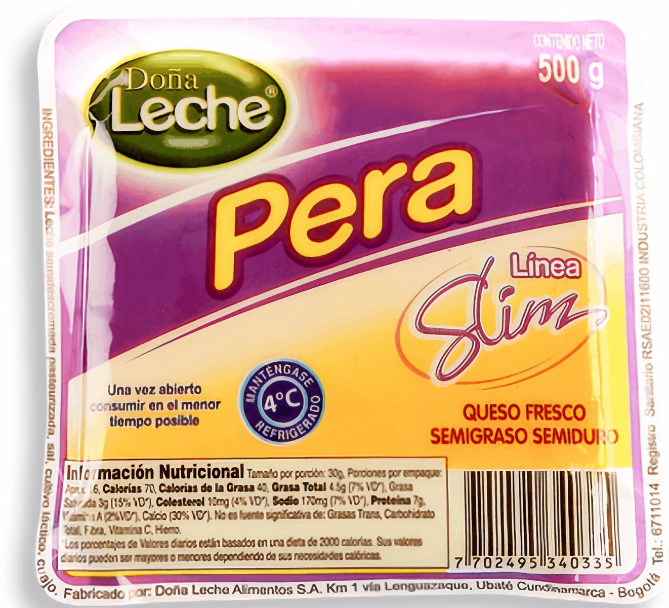 Dona Leche Arco Iris Cuajada Entera 500 g