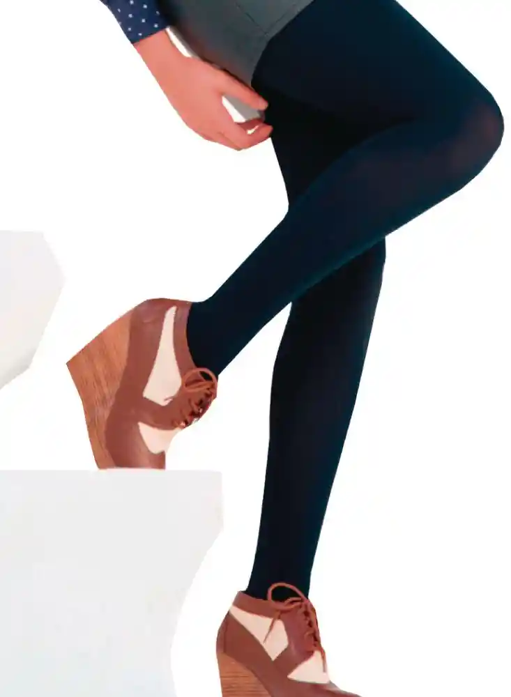 Media Pantalon Opaque Niña S-azul