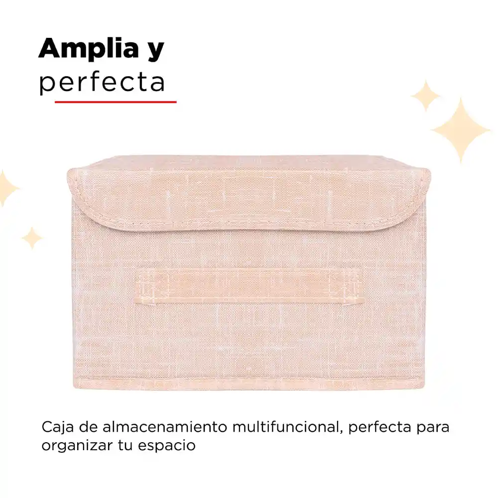 Miniso Caja de Almacenamiento Con Tapa Solid Color Series S