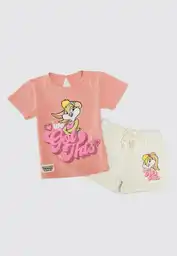 Conjunto Corto 5t-mandarina