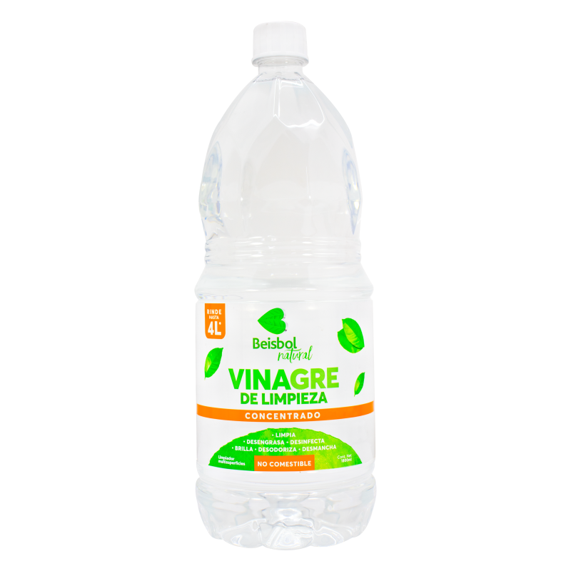 Beisbol Natural Vinagre de Limpieza Concentrado no Comestible 1800 ml