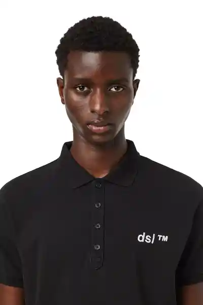 Diesel Camiseta Polo T-Weet-B2 Negro Talla L