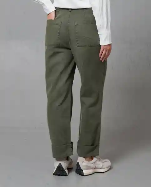 Pantalón Mujer Verde Talla 14 269G001_VER190309 Rifle
