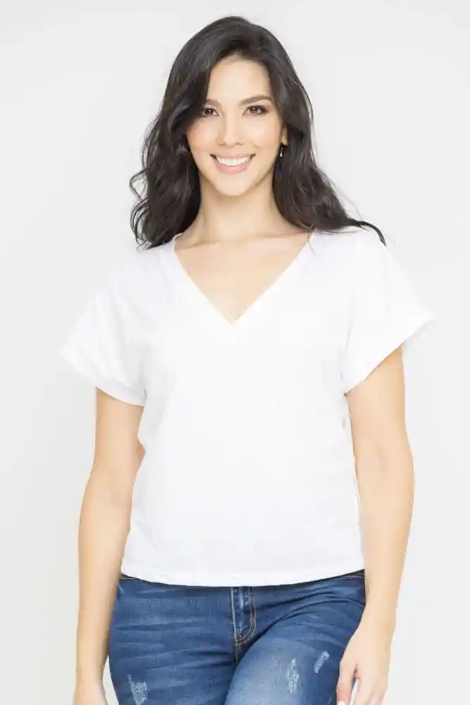 Camiseta Escote Pico