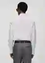 Camisa Vecchia Blanco Talla L Hombre Mango