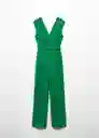 Enterizo Mono Gabriela Verde Talla S Mujer Mango