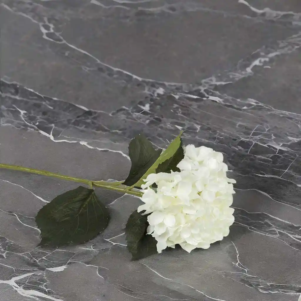Ambiente Gourmet Flor Artificial Hortensia Blanca