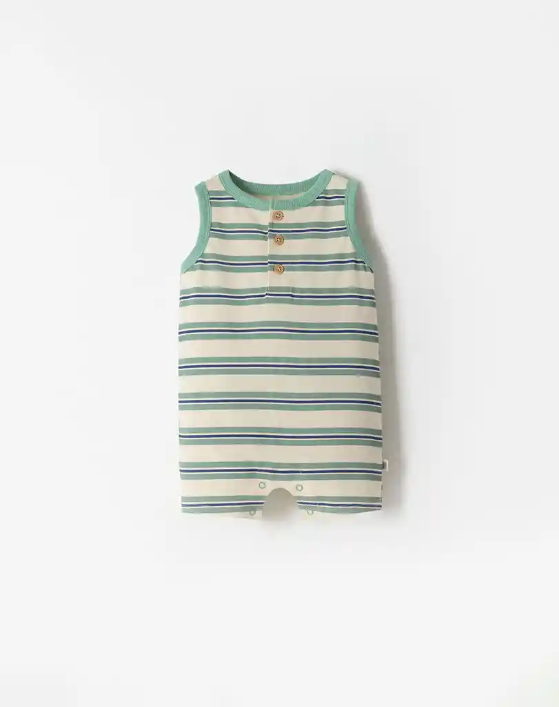 Enterizo Corto Sin Mangas en Algodón Para Bebito Fifet Baby Fresh