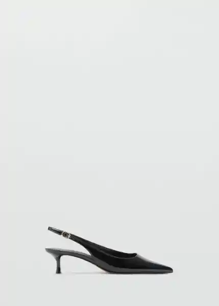 Zapatos Mona Negro Talla 38 Mujer Mango