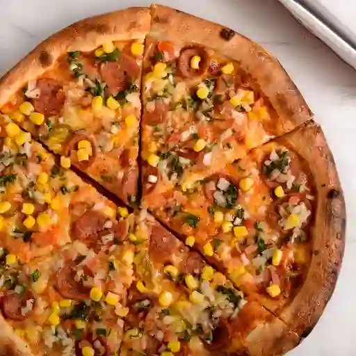 Pizza Mexicana con Pico Gallo Personal