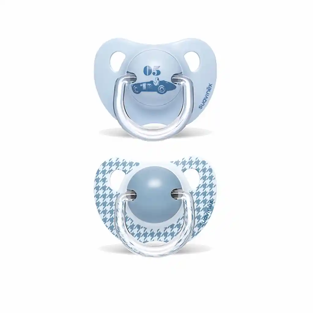 Suavinex Chupo Anatómico Azul (Incluye 2 Unidades)