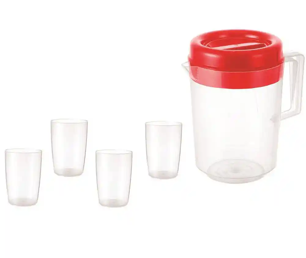 Display Jarra + 4 Vasos Vanyplas 60915