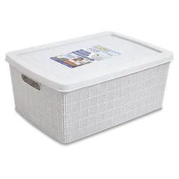 Rimax Canasta Fique Gris Hielo 13.5 L