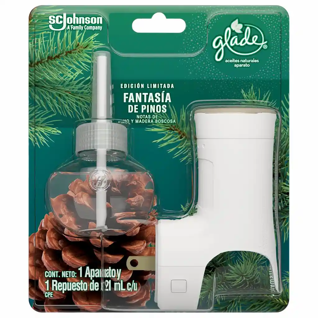 Glade Aceites Edición Limitada Fantasía de Pinos