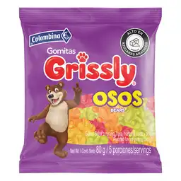 Grissly Gomitas Dulces con Forma de Osos