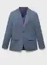 Blazer Americana Paris Celeste Talla 48 Hombre Mango