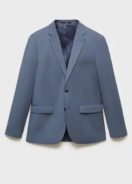 Blazer Americana Paris Celeste Talla 48 Hombre Mango