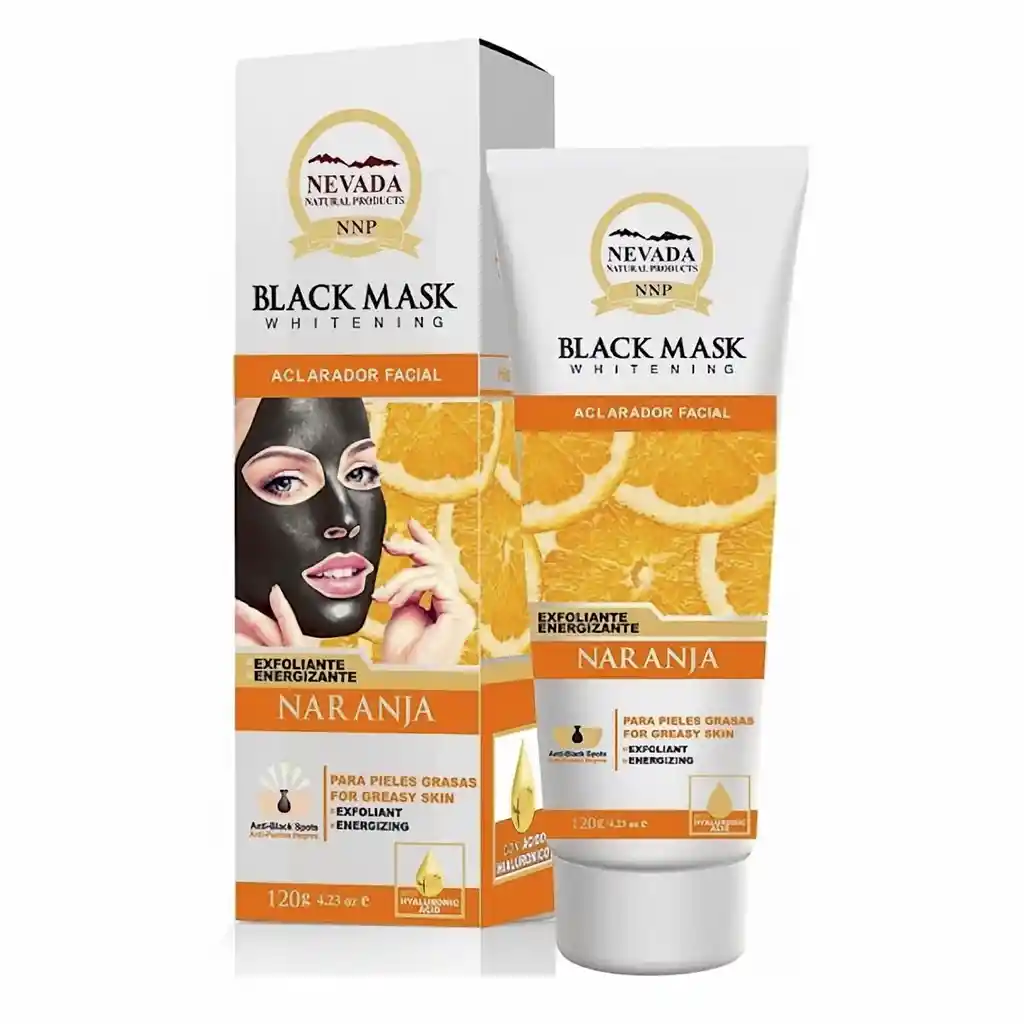 Nevada Mascarilla Facial Black Mask Naranja 120 g