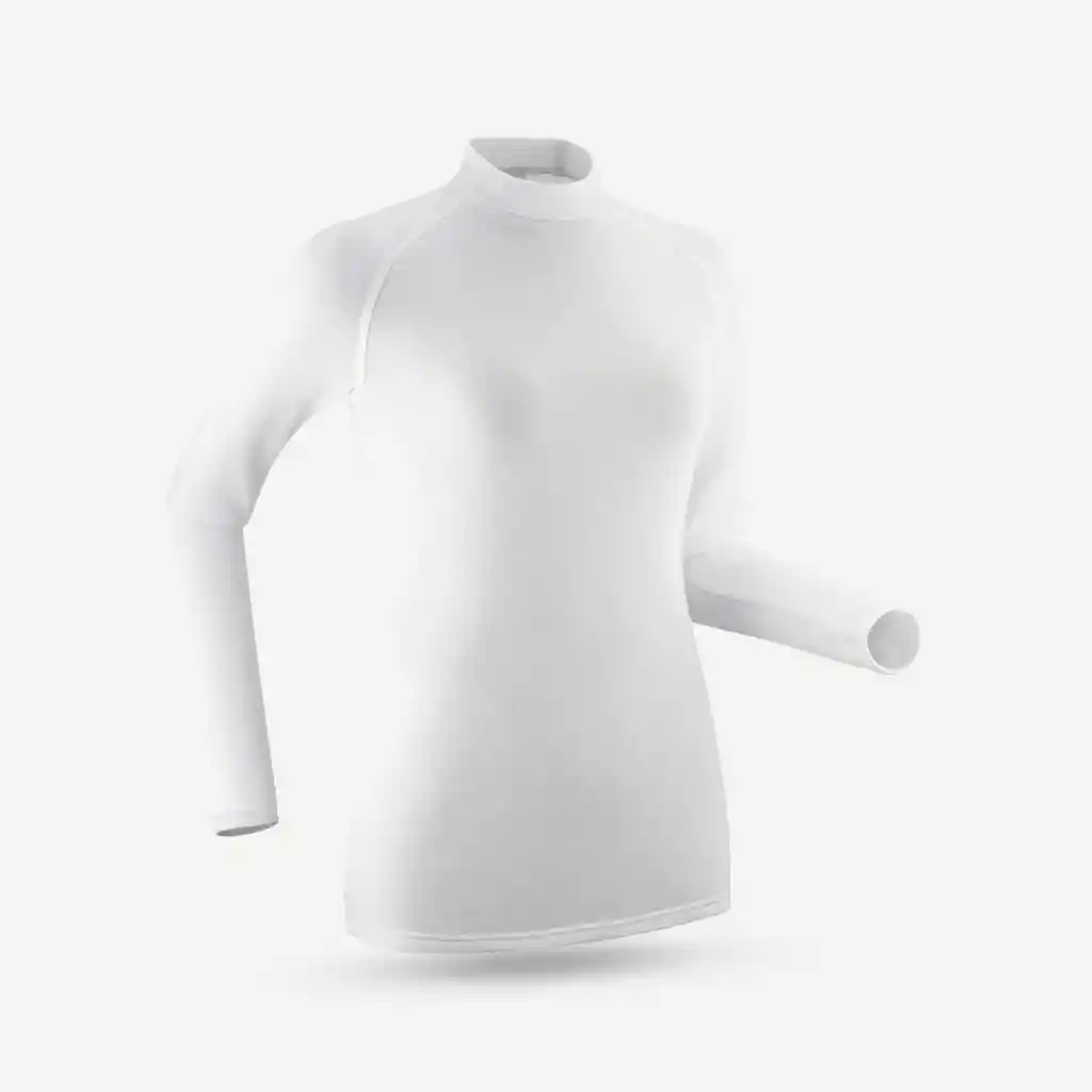 Camiseta Térmica Primera Capa Mujer Talla S Blanco
