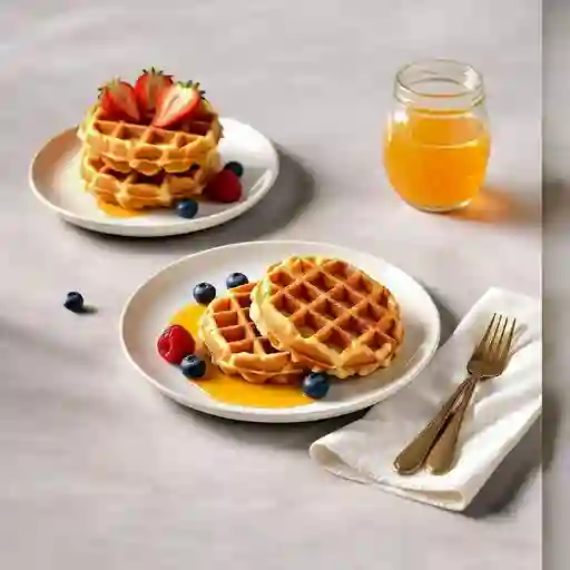 Waffles de Avena