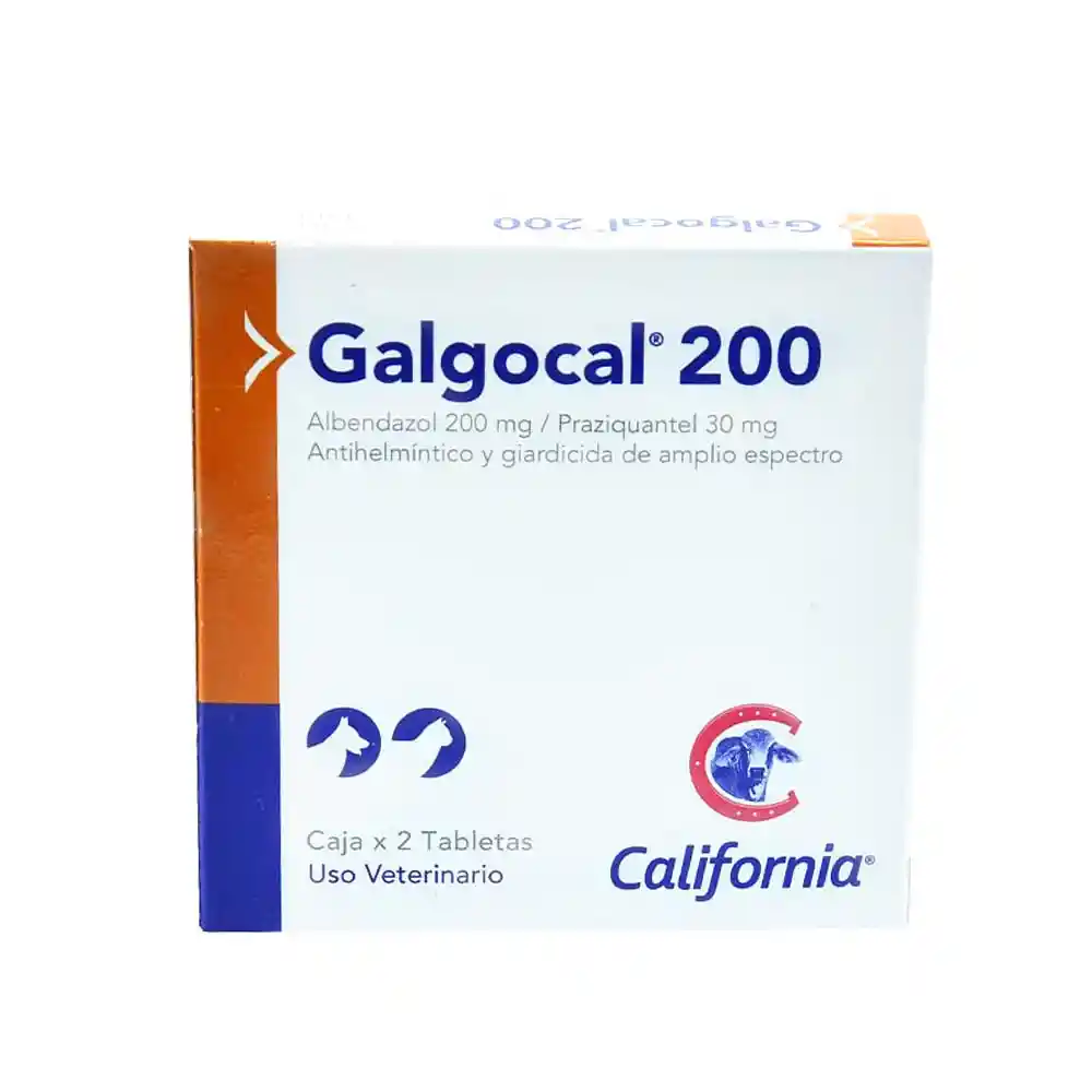 Galgocal 200 Antiparasitario para Perros y Gatos