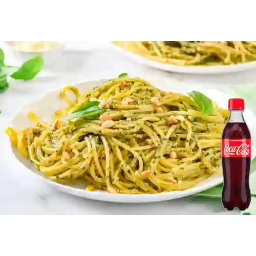 Combo Spaghetti al Pesto +Cocacola Orig 400ml