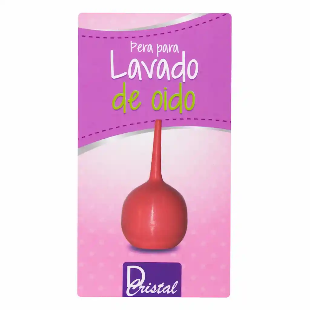 Dcristal Pera para Lavado de Oído