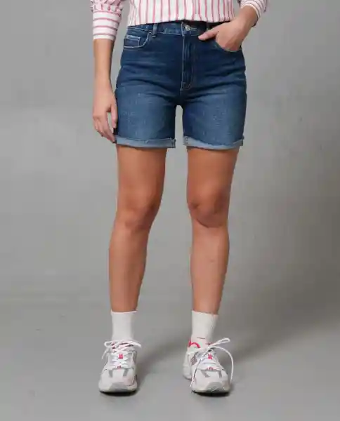 Short Mujer Azul Talla 12 259G000_AZU194024 Rifle