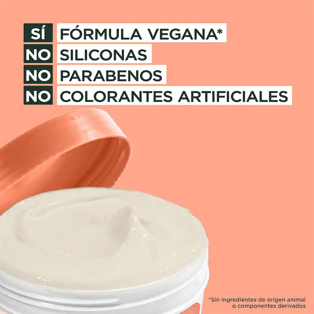 Tratamiento Capilar Hair Foof Garnier Piña Revitalización 350 mL