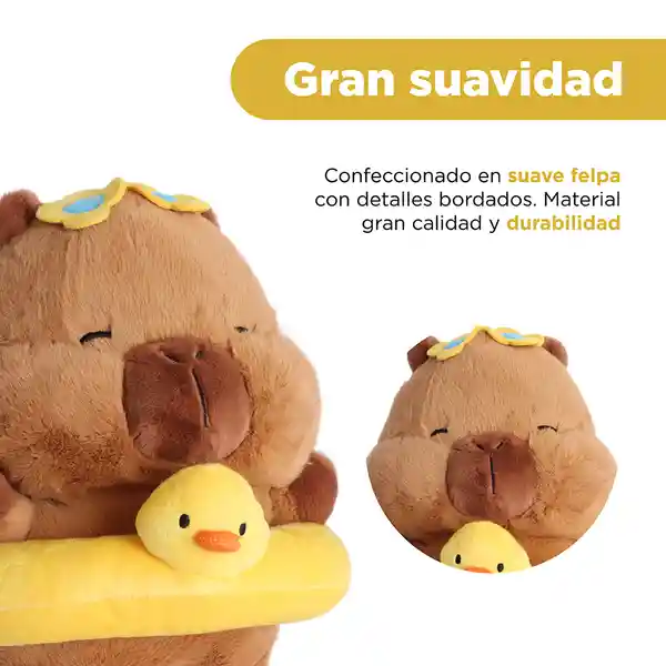 Peluche Playa Mimi Bara y su Pato Anillo Mini Family 12" Miniso