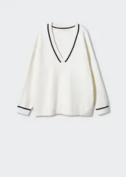 Saco Jersey Versi Crudo Talla M Mujer Mango