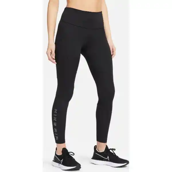 Nike Short Df Air Mr 7/8 Tght Para Mujer Negro Talla L