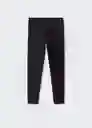 Leggings Elio Niñas Negro Talla 7 Mango